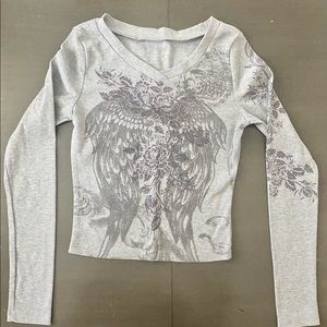 Womens gray size small top